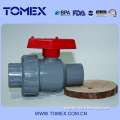 hot sale bathroom rb grey pvc single union ball valve